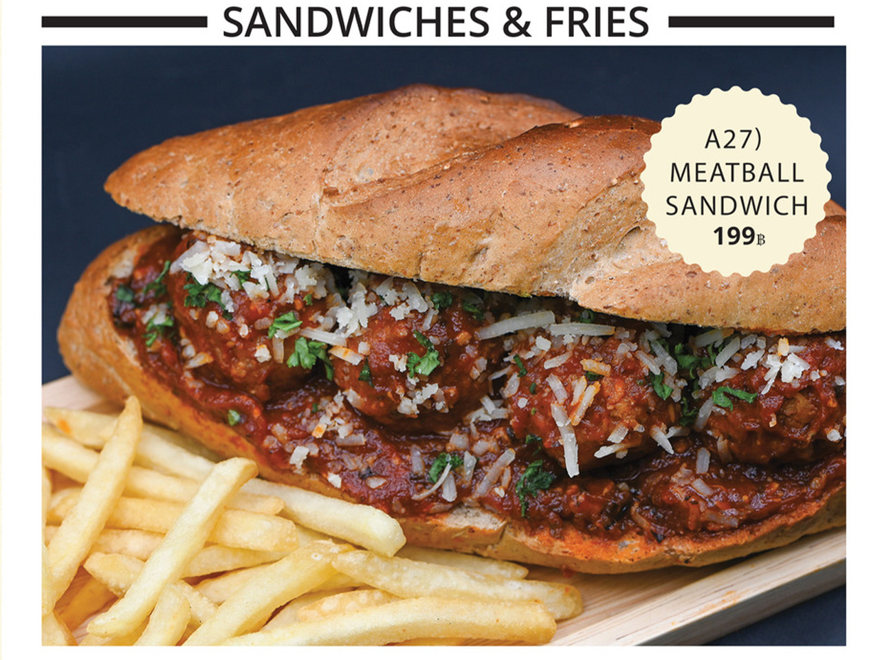 Meatball Sandwich in Chiang Mai