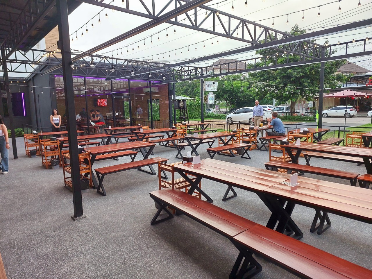 Plenty of games in our beer garden