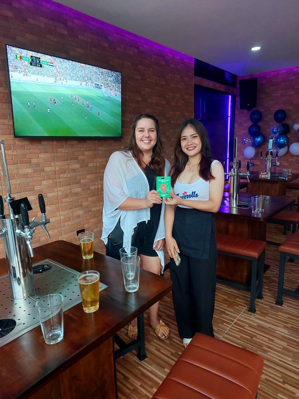 You can win prizes on our self pour taps