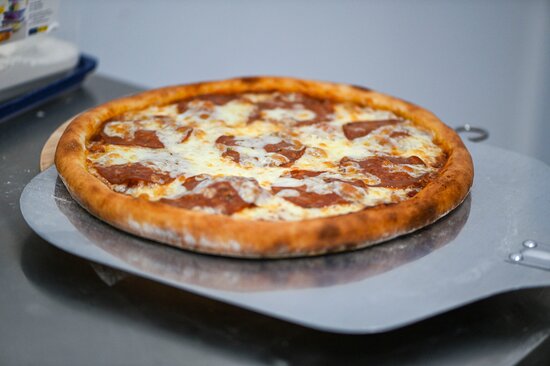 Pizza made fresh on-site