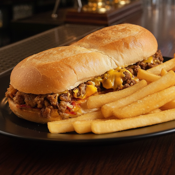 ビーフチーズバーガーサブ