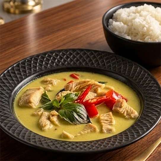 鶏肉グリーンカレー