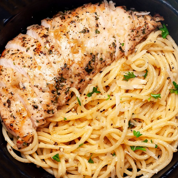 グリルチキン spaaghetthi