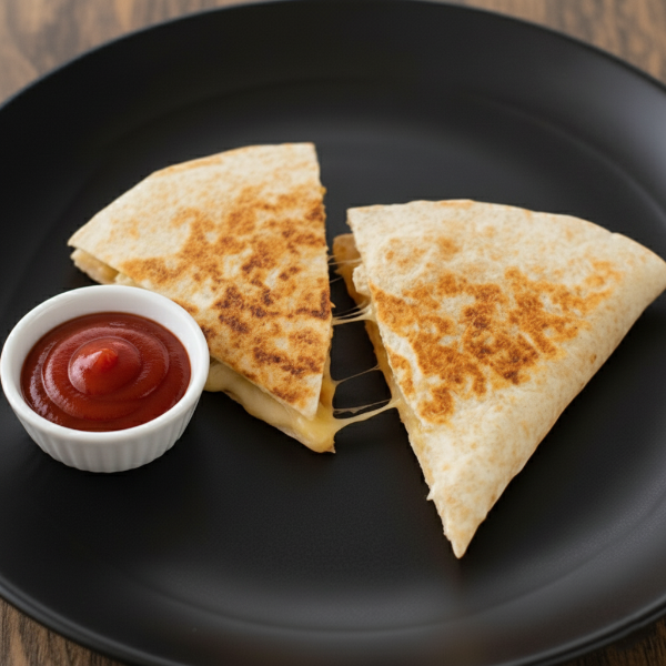 ハーフチーズケサディージャ